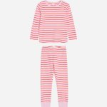Jersey Pyjama Set – Pink/Red – ARKET NL