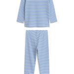ARKET UNISEX SET Pyjama blue white/blauw Zalando.nl