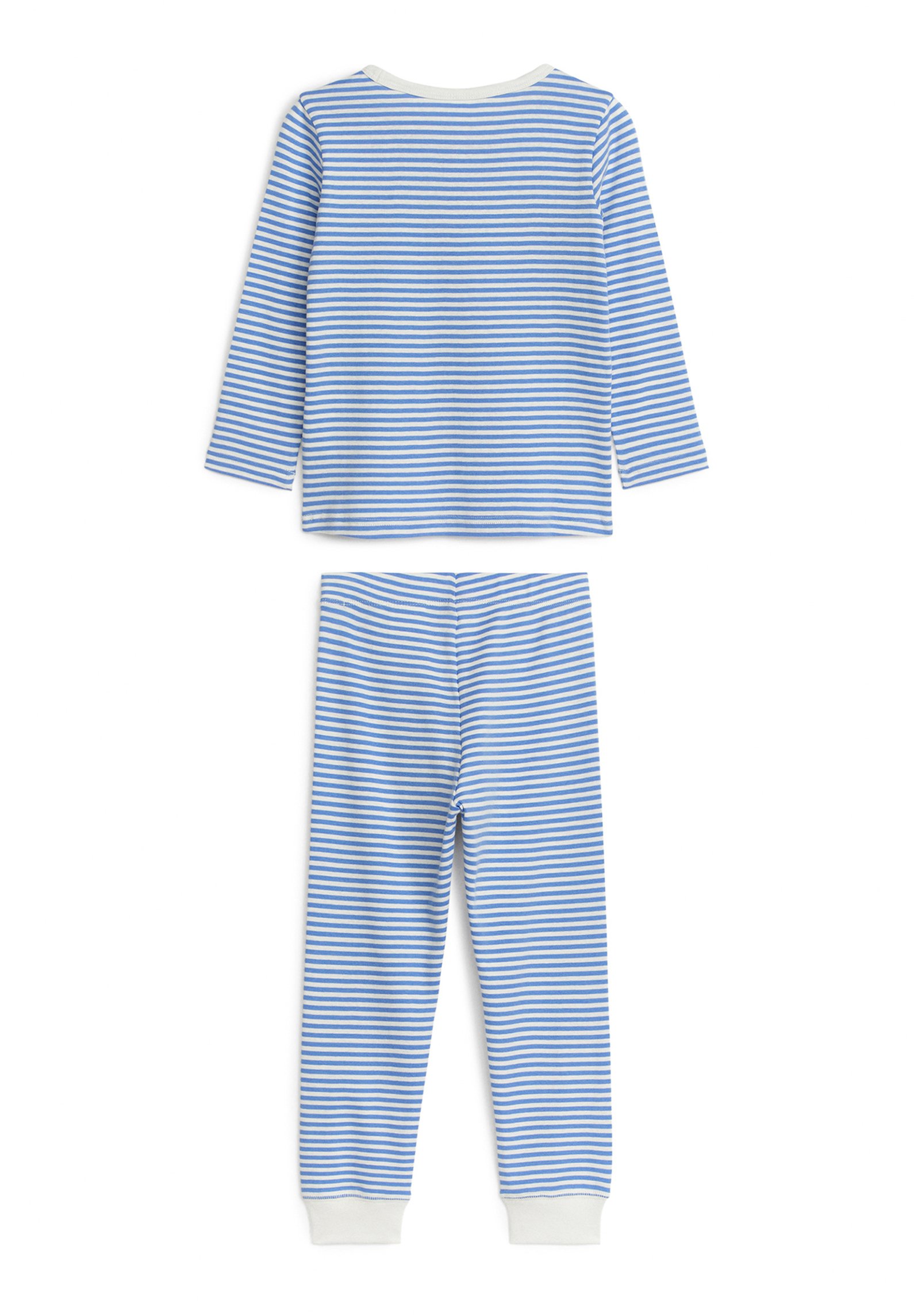 arket-pyjama-851mbj-1.jpg ARKET UNISEX SET Pyjama blue white/blauw Zalando.nl - Afbeelding 1