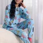 Chelsea Peers Classic Crew Neck Pyjama Set | Grattan