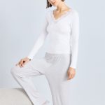 Hunkemöller Pyjama white/grey/grijs gemêleerd Zalando.nl