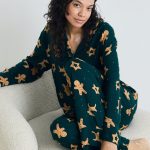 Hunkemöller GINGER SET Pyjama green/groen Zalando.nl