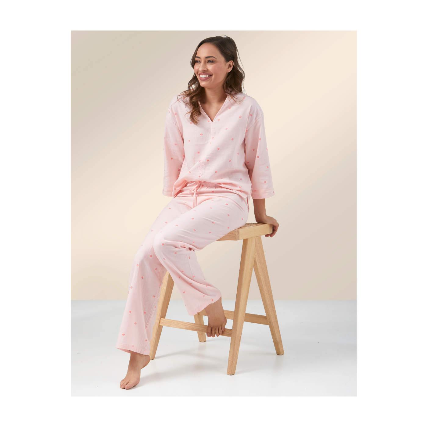 dames-pyjama-lange-mouw-659vji.png charlie dames pyjama lange mouw - Afbeelding 1