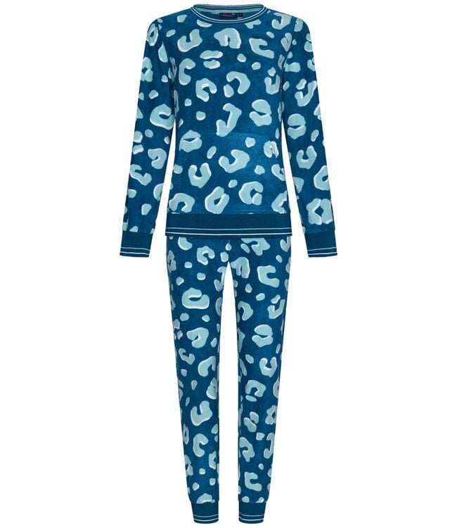 dames-pyjama-lange-mouw-752faj-1.jpg Rebelle Rebelle damespyjama met lange mouwen - Afbeelding 1