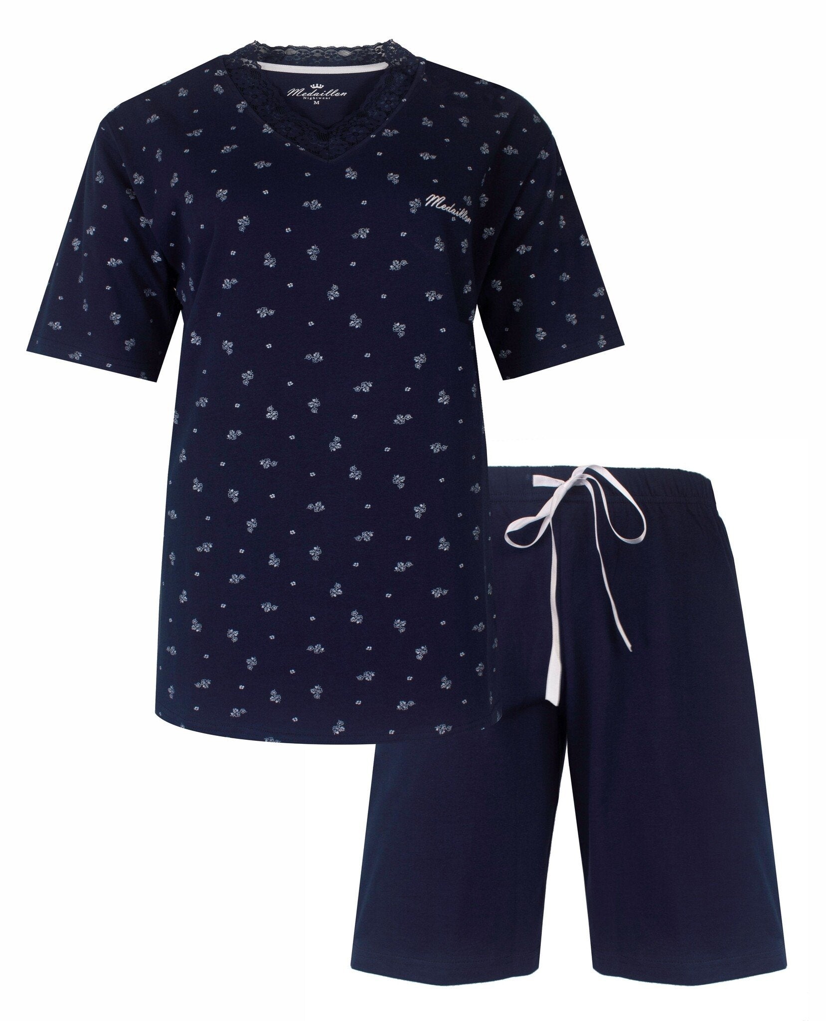 dames-shortama-737xlh-1.jpg Medaillon Dames Shortama Marine Marine / Maat: S - Afbeelding 1