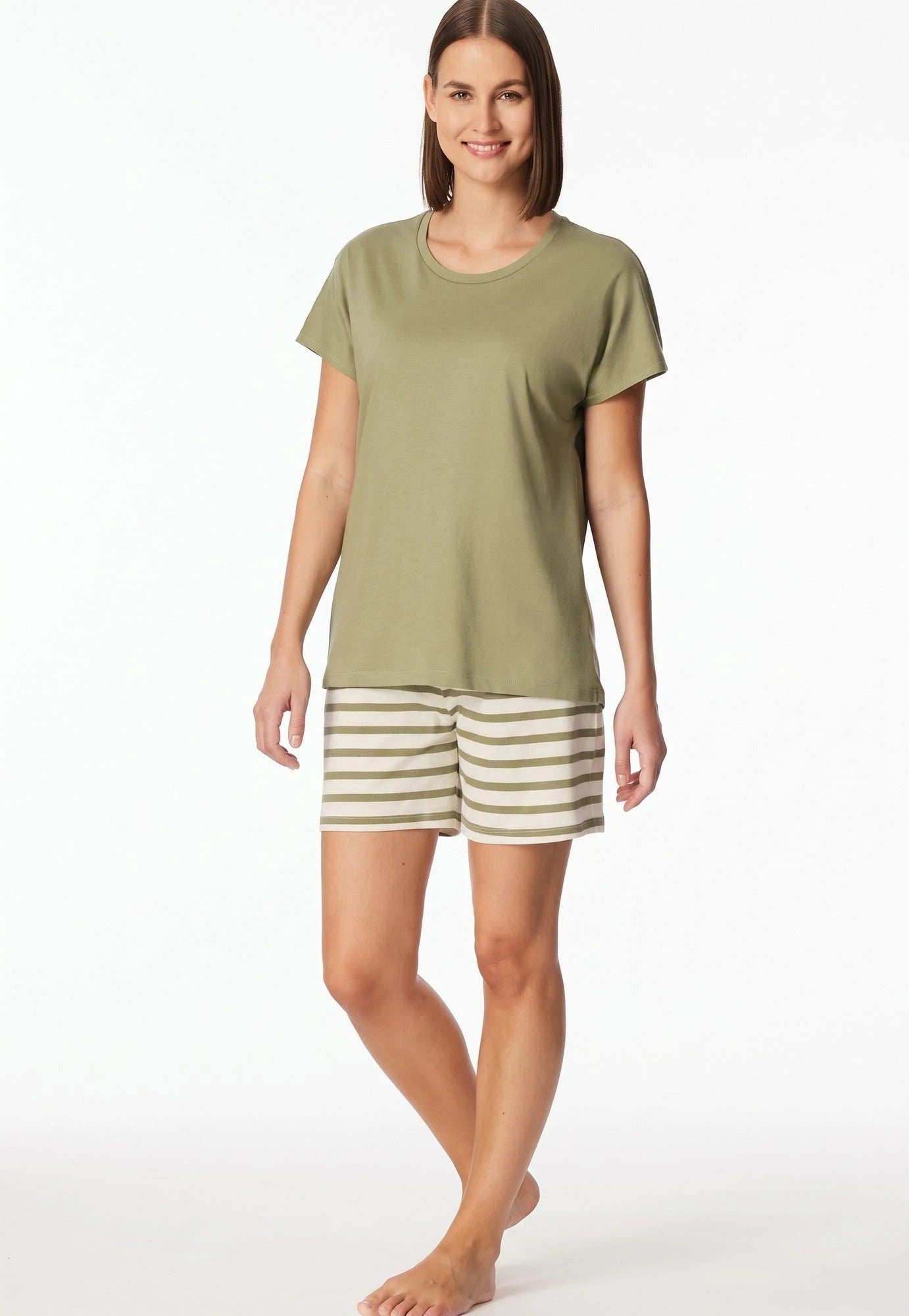 dames-shortama-779lrg-1.jpg Schiesser dames shortama Casual Essentials kopen? (Katoen) Bekijk Online – Sliponline - Afbeelding 1