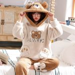 Pyjamaset voor koppels, winter, dikke pyjama's voo... – Grandado