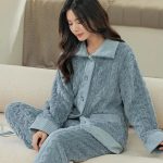 Dikke Fleece Pyjama Dames