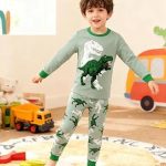 MIXIDON Jongens Pyjama Dinosaurus Pyjama Lange Mouwen Pyjama Set Kinderen Katoen Winter Nachtkleding Patroon 4 5jaar : Amazon.nl: Kleding, schoenen & sieraden