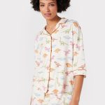 Chelsea Peers DINOSAUR PRINT Pyjama off white/crème Zalando.nl