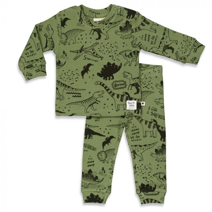 dino-pyjama-710jqz-1.jpg Pyjama Feetje dino drew | Christ Smulders - Afbeelding 1