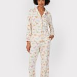 Chelsea Peers DINOSAUR PRINT SET Pyjama off white/crème Zalando.nl