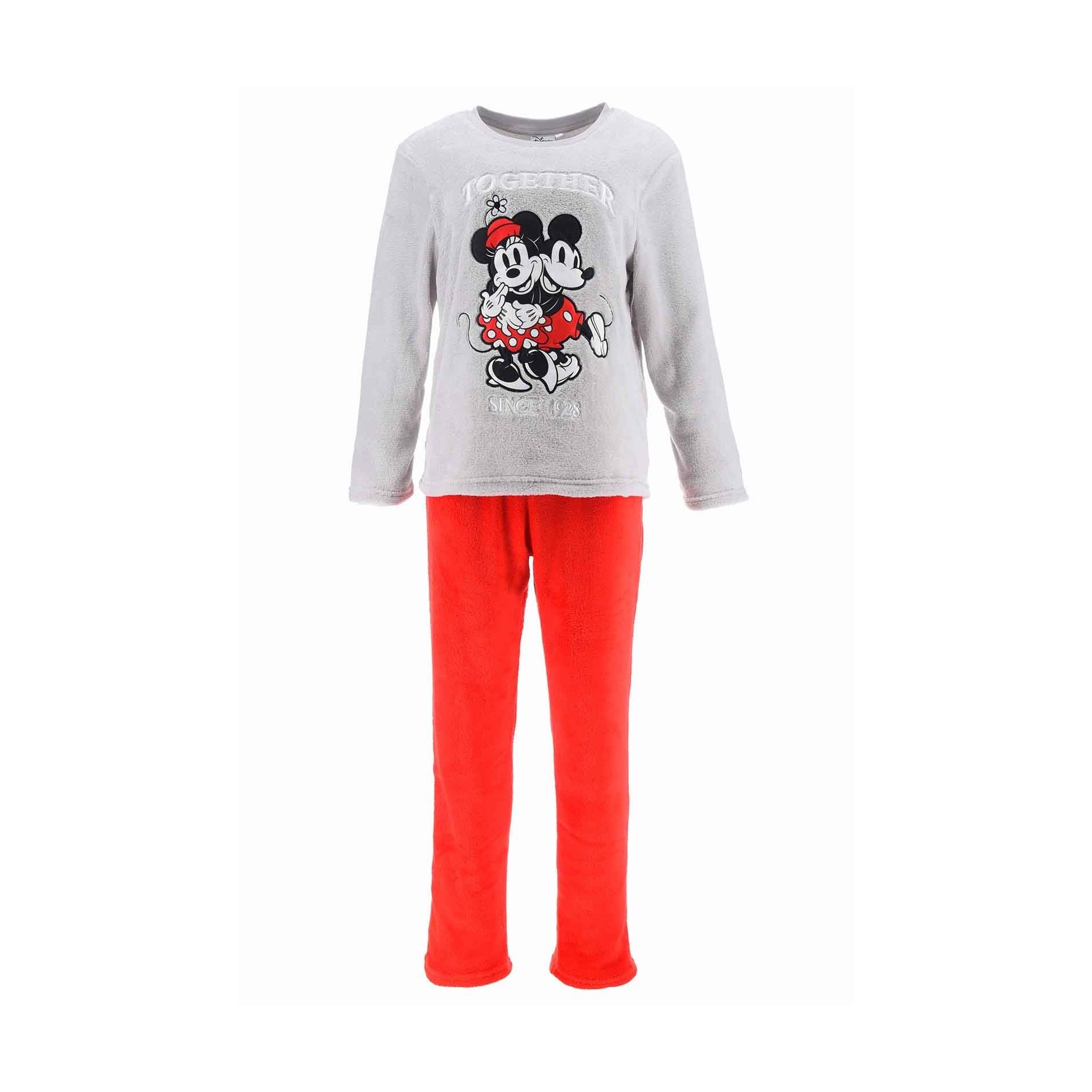 disney-pyjama-dames-078ycc-1.jpg Disney Minnie en Mickey Ultra Warme Fleece Pyjama Set voor dames - Afbeelding 1