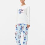 Fleece pyjama met personage Disney Ivoorwit Dames | Primark