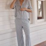 Eberjey Nautico Relaxed Pyjama Set | Anthropologie UK
