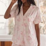 Eberjey Short Sleeve Shorts Pyjama Set | Anthropologie UK