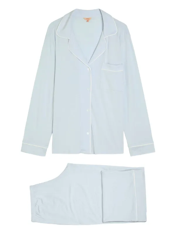 eberjey-pyjama-656gia.webp Eberjey Gisele Pyjama Met Lange Mouwen | Blauw | FARFETCH NL - Afbeelding 1