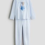 Tricot pyjama Lichtblauw/Frozen KINDEREN | H&M NL