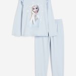 Tricot pyjama Lichtblauw/Frozen KINDEREN | H&M NL
