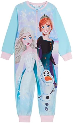 elsa-pyjama-409oqv-1.jpg Disney Frozen Meisjes Onesie Pyjama Kinderen Fleece Slaappak Elsa Anna, Blauw, 3 4T : Amazon.nl: Kleding, schoenen & sieraden - Afbeelding 1
