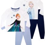 Disney Meisjes Pyjama's Frozen Pak van twee Veelkleurig 122 : Amazon.nl: Kleding, schoenen & sieraden