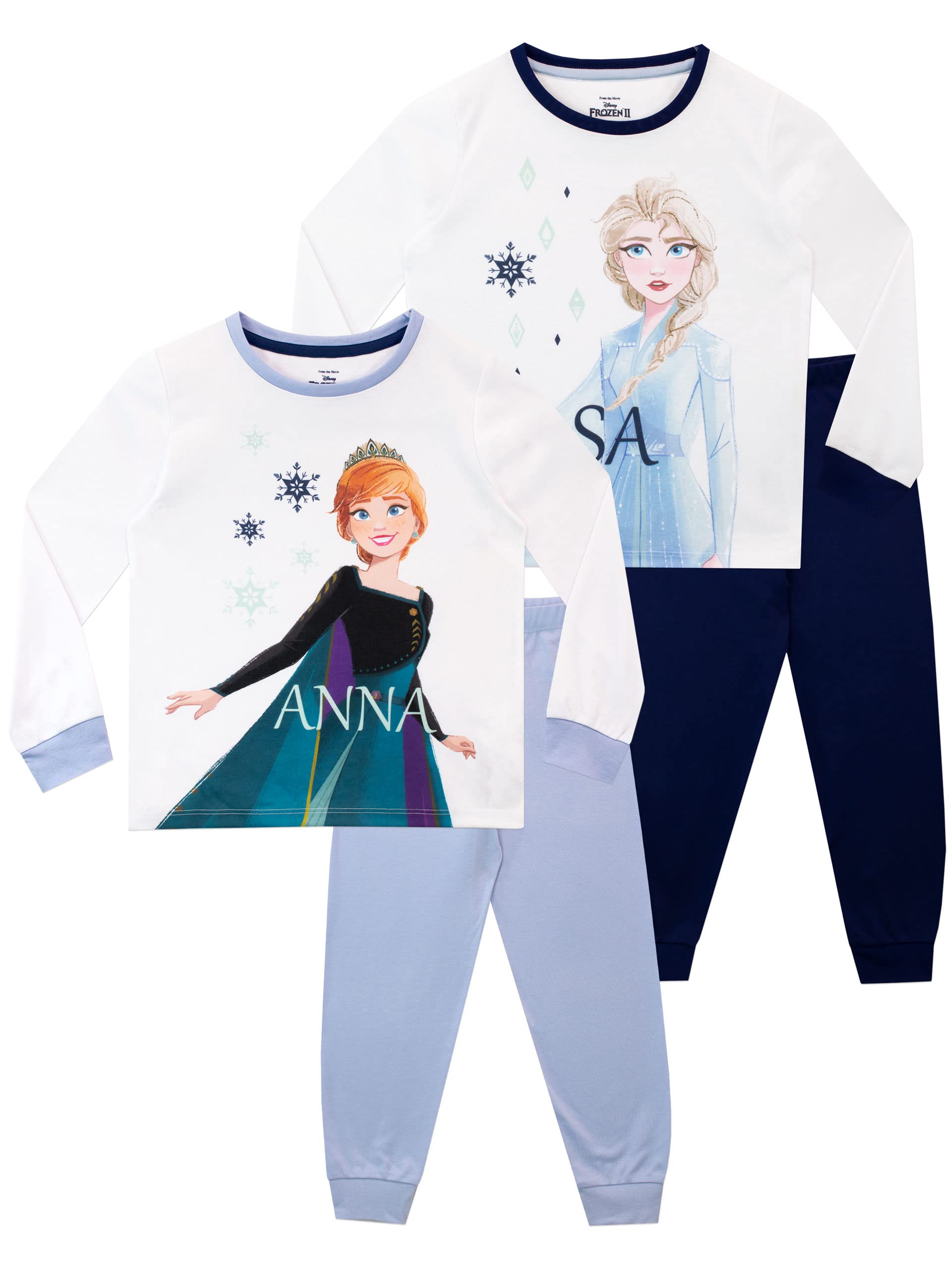 elsa-pyjama-592uvz-1.jpg Disney Meisjes Pyjama's Frozen Pak van twee Veelkleurig 122 : Amazon.nl: Kleding, schoenen & sieraden - Afbeelding 1
