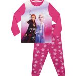Buy Character Pink Disney Frozen Snowflake Long Sleeved Girls Pyjama Set from Next Netherlands