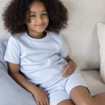 Feetje Shortama Wafel Summer Special Baby Blue