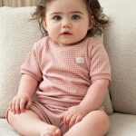 Feetje Shortama Wafel Mauve | Zomer Pyjama 56 152