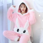 Fluffy Pyjama Set Fleece Pyjamas