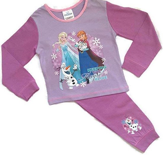 frozen-pyjama-400peq-1.jpg Disney Frozen pyjama maat 86 100% katoen | bol - Afbeelding 1