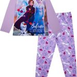 Disney Frozen lange pyjama voor meisjes, Lila, 9 10 jaar : Amazon.nl: Kleding, schoenen & sieraden