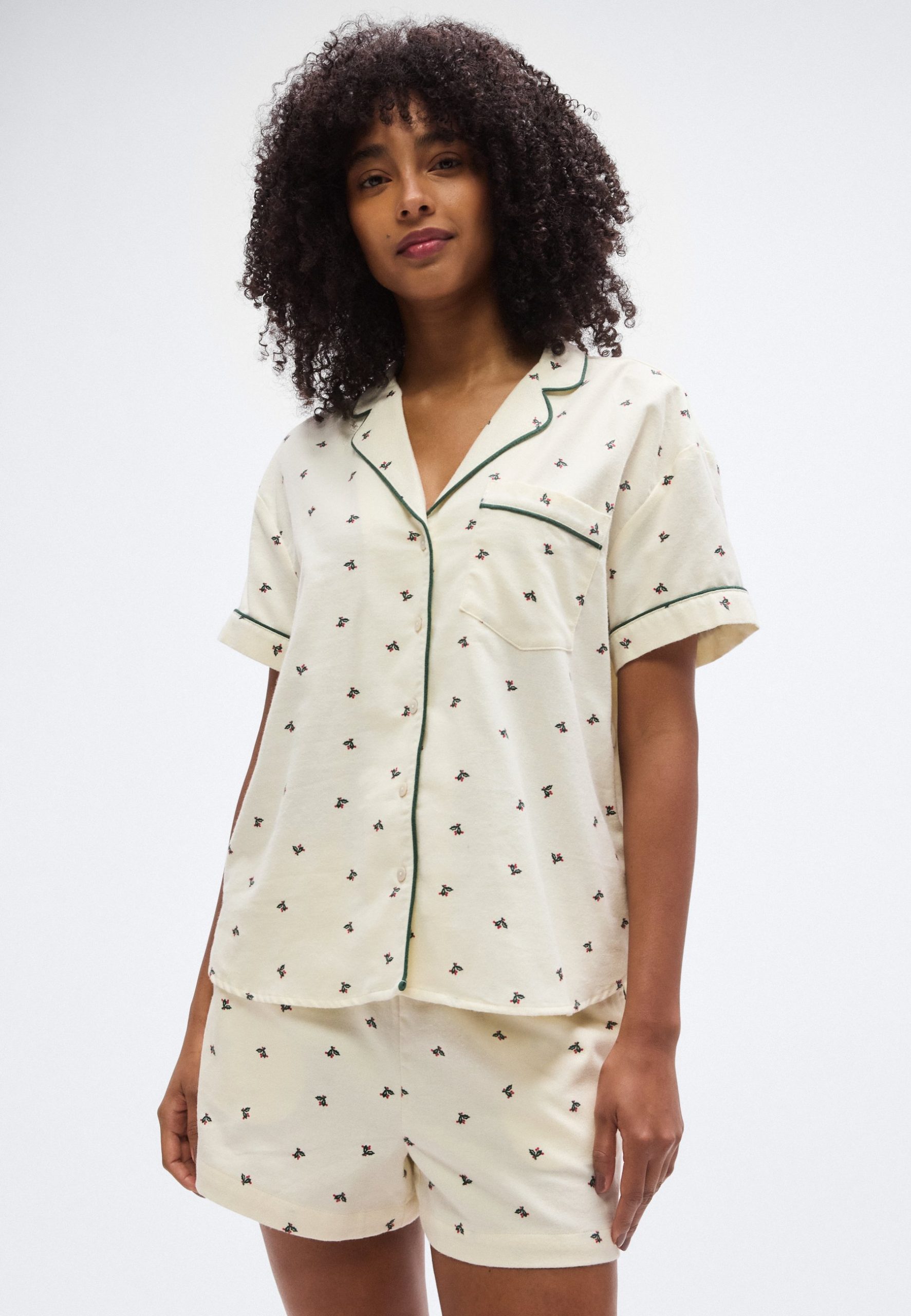 gap-pyjama-642srx-1.jpg GAP SHORT PJ Pyjama off white/green/crème Zalando.nl - Afbeelding 1