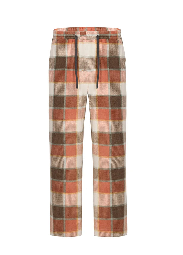 geruite-pyjamabroek-244ynn-1.jpg Fleece geruite pyjamabroek voor dames – FlannelGo - Afbeelding 1