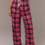 Athîral Geruite pyjamabroek voor dames, casual en modieus voor dagelijks gebruik, herfst en winter | SHEIN Nederland