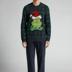 IUMAN Intimissimi DR SEUSS GRINCH Pyjama blue/donkerblauw Zalando.nl