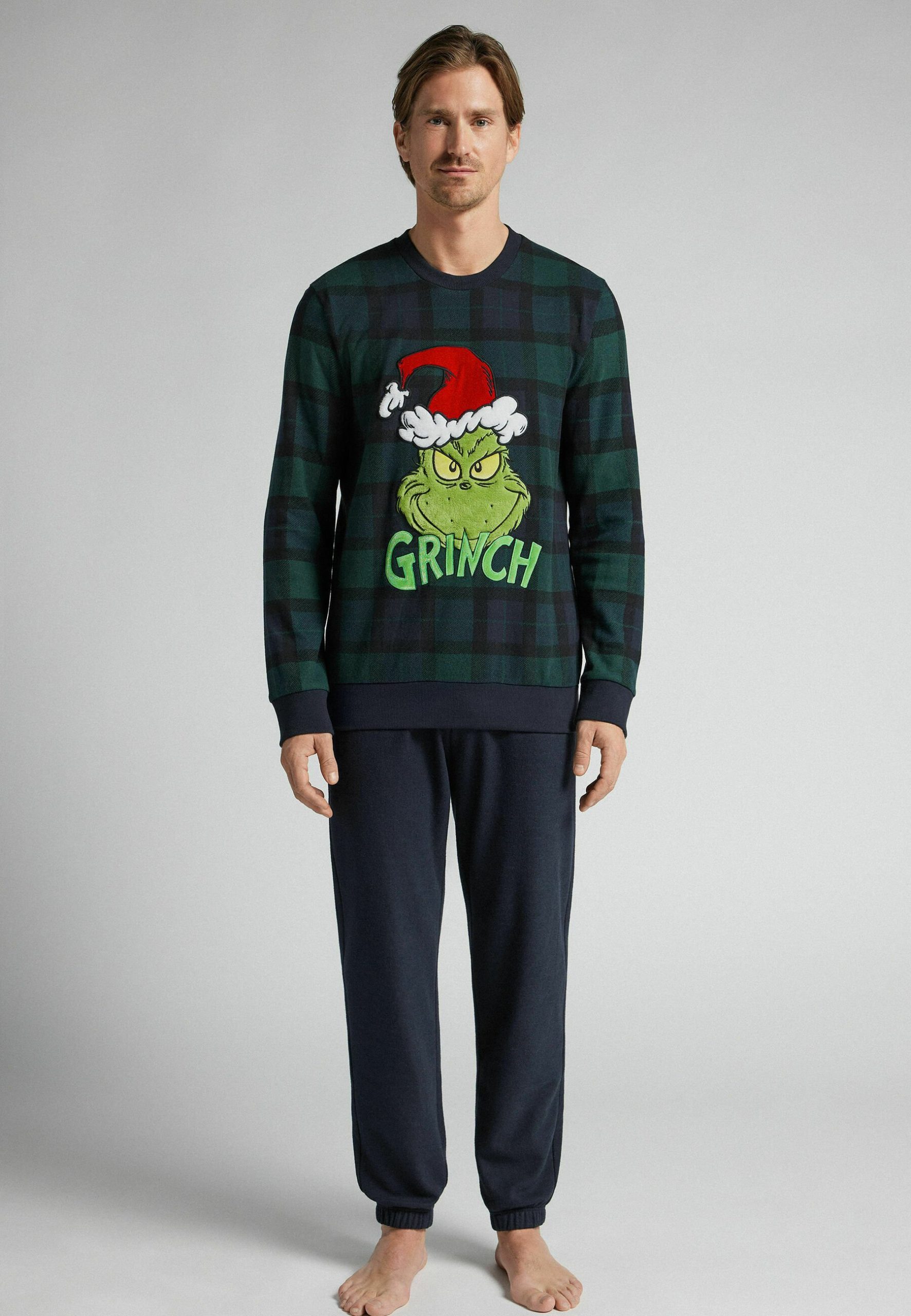 grinch-pyjama-945wsl-1.jpg IUMAN Intimissimi DR SEUSS GRINCH Pyjama blue/donkerblauw Zalando.nl - Afbeelding 1