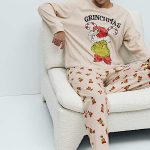 Puur katoenen jersey Grinch™ pyjama | IVORY MIX | Pyjamasets | M&S NL