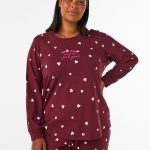 Dames Pyjamas set in grote maten (40 64) Zizzi