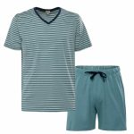 Heren pyjamaset korte mouw reef waters Lotika