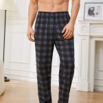 Heren pyjamabroek met geruite print | SHEIN Nederland