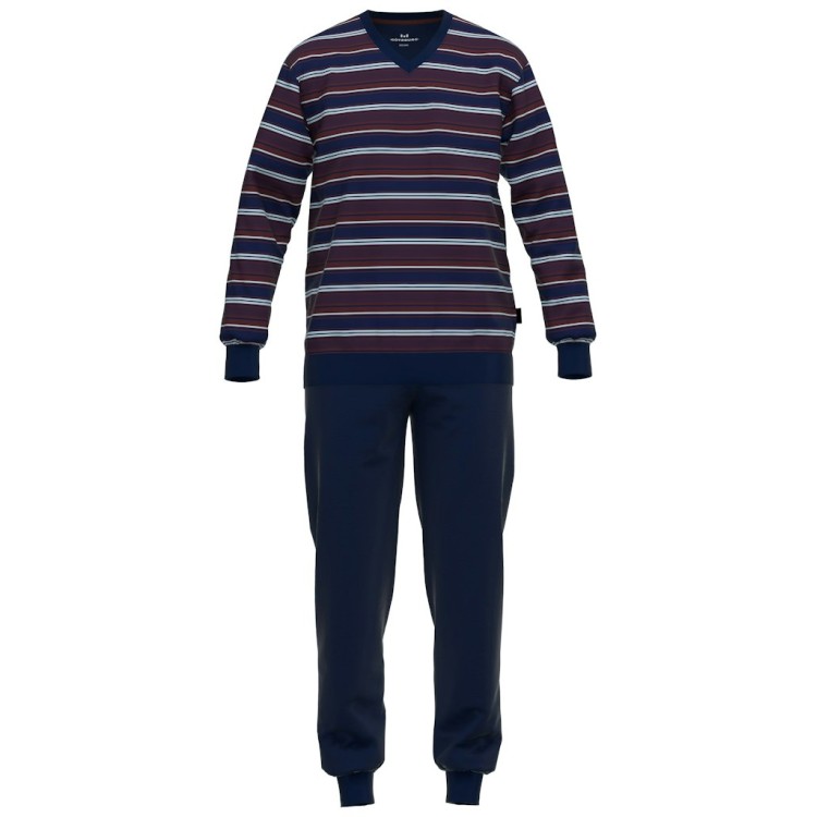 heren-pyjamas-562jho.jpg Götzburg heren pyjama blauw 452268 4065 | Textielhuis - Afbeelding 1