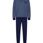 Robson Heren pyjama met knopen van 100% katoen 'diamond dazzle'