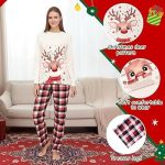 DOUUCO Familie Bijpassende Kerst Pyjama Set Rendier Pyjama Set Kerst Geruite Pyjama Nachtkleding Huiskleding voor Heren Dames Volwassenen Kinderen : Amazon.nl: Kleding, schoenen & sieraden