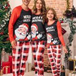 SHEIN Dames Kerst Pyjama Nachtkleding Feest Familie Bijpassende Pyjama Kerstman Lange Mouw Loungewear Zachte Comfortabele Stof, Geschikt Voor Vakantie Familiebijeenkomsten, Kerstversieringen In Herfst En Winter | SHEIN Nederland