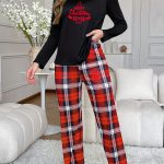 kerstpatroon dames pyjama set | Temu Netherlands