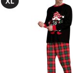 Livano Kerst Pyjama Heren Kerstpyjama Mannen Slaapkleding Volwassenen Set ... | bol