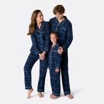 Blauwe Flanellen Kerstpyjama Heren Grootste assortiment van Nederland | SillySanta