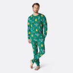 Groene Hohoho Kerstpyjama Heren Grootste assortiment van Nederland | SillySanta