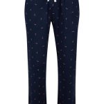 Happy Shorts Happy Shorts Heren Kerst Pyjama Set Shirt + Broek Grijs/Donkerblauw Zuurstok Print